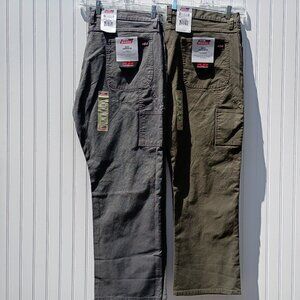 DICKIES Jeans Mens 42 x 30 Gray Duck Carpenter Jean Relaxed Boot Fit LOT OF 2